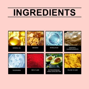 Detaillierte Inhaltsstoffliste für feuchtigkeitsspendenden Lipgloss mit Sheabutter