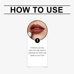 Step-by-step instructions for applying red-brown matte lipstick for a smooth finish