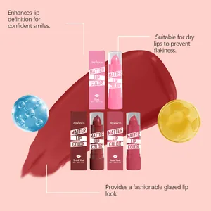 Zephoco matte lip color palette with hydrating ingredients for smooth natural finish