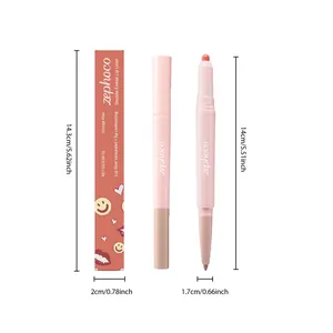 Zweipoliger Lippenkonturenstift und Concealer mit Maßen für präzises Make-up-Auftragen