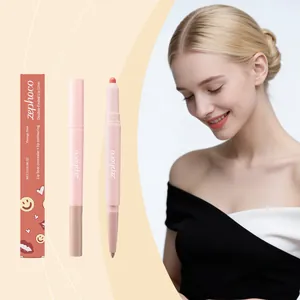 Doppelseitiger Lippenkonturenstift und Concealer in Orange Pink von zephoco für Konturen.