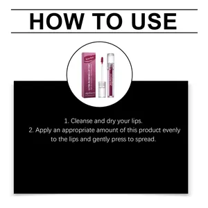 Guida all'applicazione dettagliata per la tinta labbra idratante zephoco Rose Red gloss