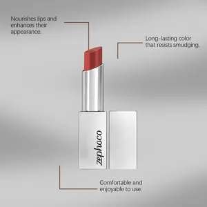 Zephoco feuchtigkeitsspendender Lippenstift in Retro-Rot mit langanhaltender Formel