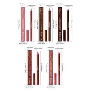 Detaillierte Maße und Farboptionen für Zephoco wasserfester Lippenkonturenstift