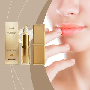 Rossetto Hoygi 3,5g con foglia d'oro cambia colore per labbra idratate e lucenti a lungo