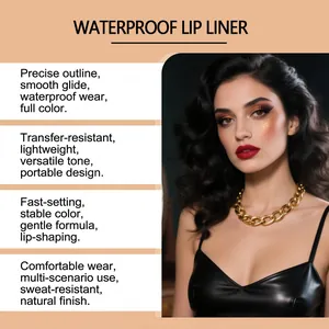 Wasserfester Lippenkonturenstift Ziegelrot mit präziser Kontur und wischfester Formel