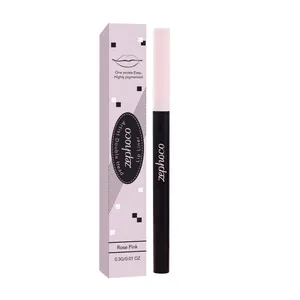 Zephoco Perfilador de Labios Mate Suave Rosa Rosa Larga Duración Impermeable Maquillaje de Labios Para Mujeres