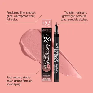 Wasserfester flüssiger Lippenkonturenstift in #31 Nude Pink von Zephoco mit Farbmuster