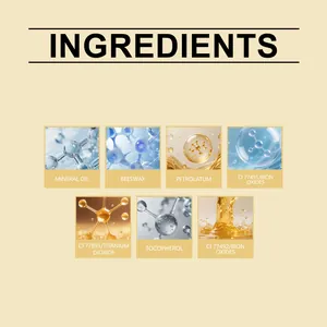 Detailed overview of natural nourishing ingredients for long-wear lip gloss pen.