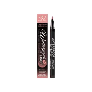 Perfilador de labios líquido impermeable Zephoco de alta definición tono 31 Nude Pink
