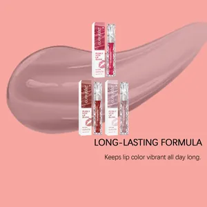 Detail of Zephoco Pearly Stay Lip Gloss showing long-lasting formula and texture