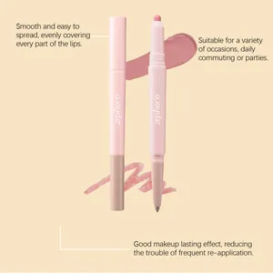 Detailansicht des zephoco dual-ended Lippenkonturenstifts und Concealers in Soft Pink