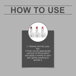 Detailed instructions on how to use Zephoco smooth lip gloss for a perfect finish