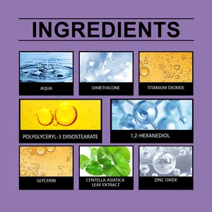 Dettaglio degli ingredienti del correttore corpo per una pelle senza imperfezioni