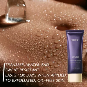 Waterproof body concealer for covering tattoos and scars on exfoliated skin