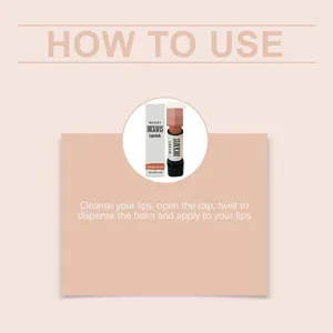 Hoe de oranjebruine matte lippenstift te gebruiken voor een natuurlijke finish.