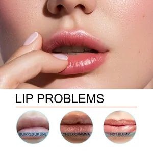 Lippenkonturenstift-Detail zeigt Lösungen für verschwommene Linien und Falten.