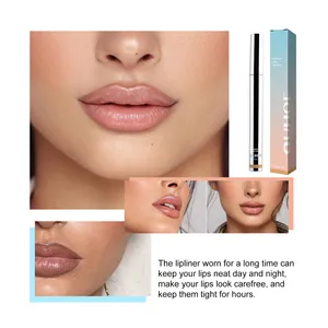 Detailansicht des abziehbaren OUHOE Lippenkonturenstifts für ein mattes Finish
