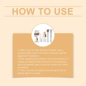 Guía de instrucciones paso a paso para el set de contorno Zephoco con barra y crema