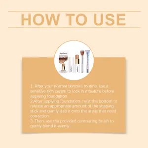 Guida dettagliata passo dopo passo per il kit di contouring e crema Zephoco