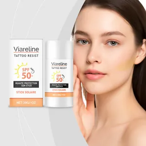 Viareline Tattoo Resist Sun Stick SPF 50 Υψηλή Προστασία Αντηλιακό Στικ για Εξωτερικούς Χώρους Αδιάβροχο Ανθεκτικό Στικ