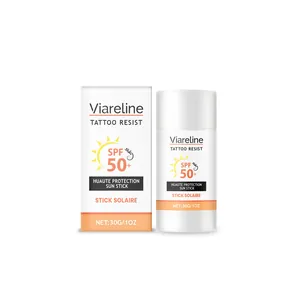 VIARELINE Tattoo Resist Sun Stick SPF 50+ για φορητή προστασία δέρματος σε εξωτερικούς