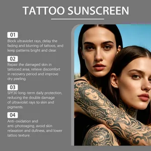 Λεπτομέρειες αντηλιακού τατουάζ SPF30 με οφέλη προστασίας και αποκατάστασης