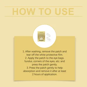Instrucciones detallate sobre cómo usar los parches de microagujas para ojos de EELHOE