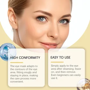 Instrucciones detalladas para aplicar la mascarilla hidratante para ojos con calma