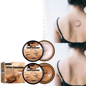 Set de correcteur de tatouage imperméable EELHOE avec deux teintes pour couvrance.
