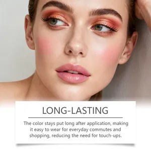 Λεπτομερής προβολή του ματ blush stick μακράς διάρκειας σε απόχρωση Dusty Rose
