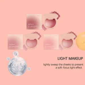 Serie de rubores Zephoco Luminous Pearl para un acabado de maquillaje natural y radiante