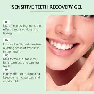 Close-up of healthy smile showing results of sensitive teeth recovery gel formula