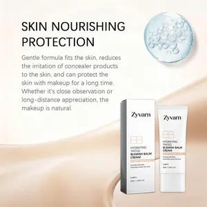 Vista detallada de la BB cream hidratante Zyvarn para una protección de la piel