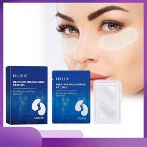 EELHOE Deepcare Parches de Ojos con Microagujas Ácido Hialurónico Hidratante Antienvejecimiento Suavizar Arrugas Máscara de Ojos Mujer Cuidado de Ojos