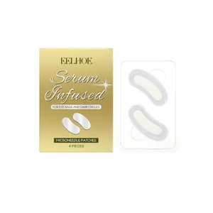 Parches de microagujas EELHOE para ojeras en una elegante caja de color dorado