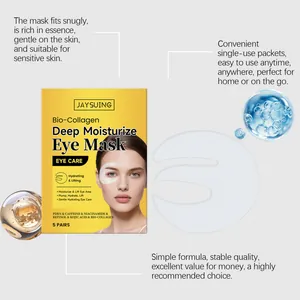 Λεπτομερής προβολή της μάσκας ματιών JAYSUING Bio-Collagen με υφή και ενεργά συστατικά
