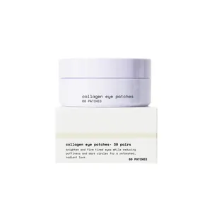 Mascarilla de Ojos de Colágeno para Hidratar y Reafirmar la Piel Tratamiento Anti Hinchazón Ojeras Parches Portátiles para el Cuidado