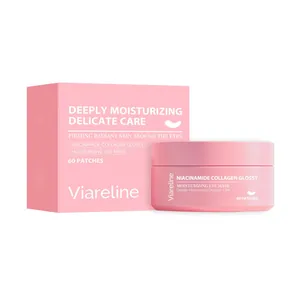 Mascarilla para Ojos Hidratante con Niacinamida y Colágeno Cuidado Hidratante para Ojeras y Líneas Finas Productos para el Cuidado de la Piel