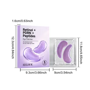 EELHOE Retinol Augenmaske 5 Paar Set mit detaillierten Größenangaben