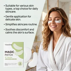VIARELINE Hydrierende Augenmaske-Pads für belebte Augen und strahlende Hautpflege