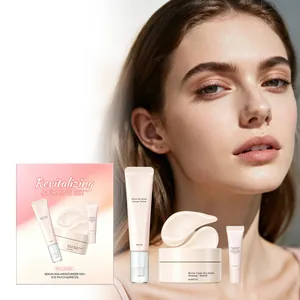 Detalle del set de cuidado de la piel Revitalizing & Firming con suero y parches
