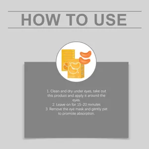 Guide d'utilisation du masque pour les yeux à la vitamine et au curcuma