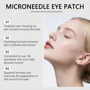 Parches de ojos con microagujas para hidratación y firmeza facial