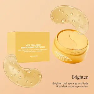 Patch occhi illuminanti con collagene e vitamine per occhiaie e idratazione cutanea