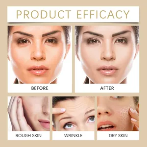 Tabla comparativa de eficacia del cuidado facial para hidratación en piel rugosa y con arrugas