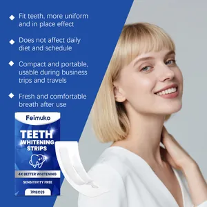 Professional teeth whitening strips for daily oral care and stain removal