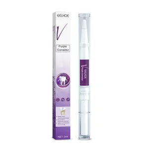 EELHOE V34 purple teeth whitening pen with professional color corrector packaging