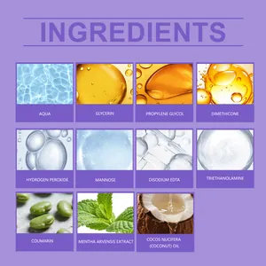Detailed overview of ingredients for gentle teeth whitening strips with coconut oil