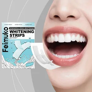 Professional Feimuko teeth whitening strips for daily gentle cleaning and oral freshening